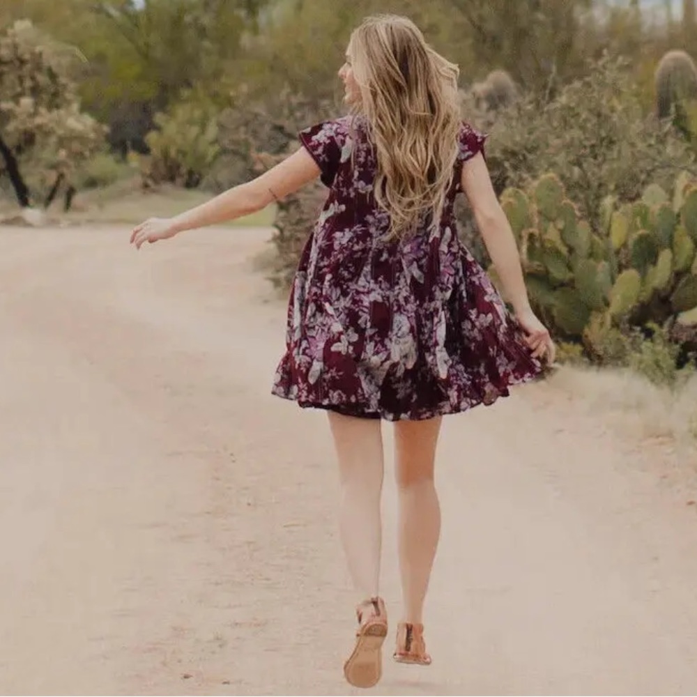 FREE PEOPLE - MINI DRESS WITH POCKETS! - NWT - XS